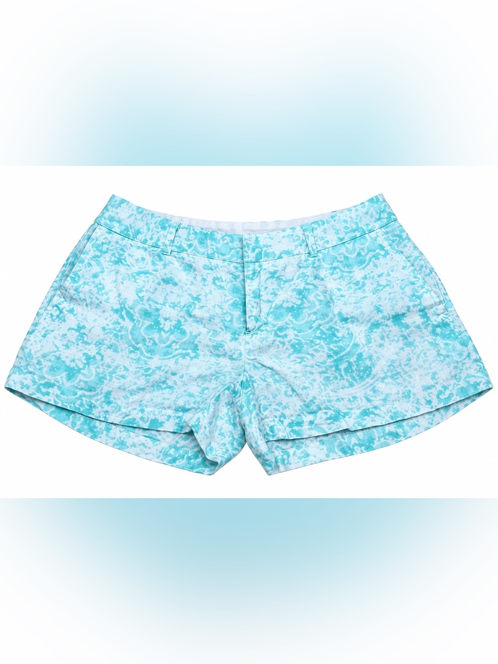 Valerie Bertinelli 100% linen shorts